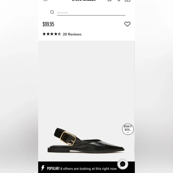 Steve Madden Shay Slingback - Picture 1 of 6